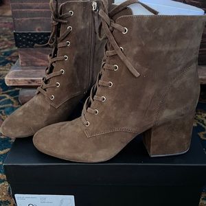J Crew Lace-up Sadie boots in Suede